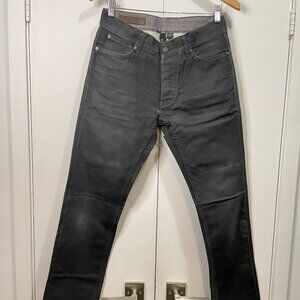 Club Monaco Straight Slim Black Jeans